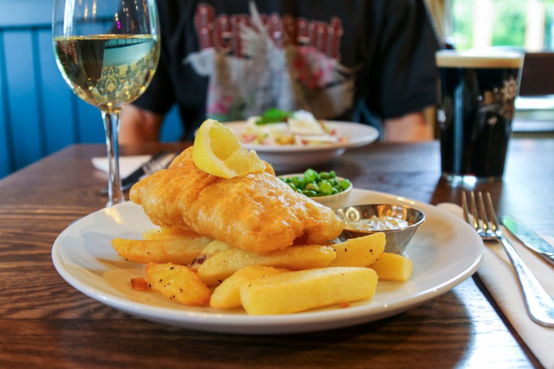 Pub classic - fish and chips from The bears super saver menu